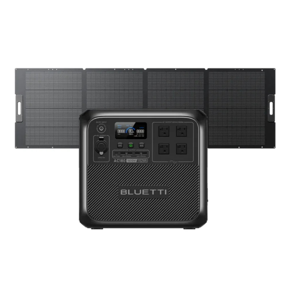 BLUETTI AC180 Solar Portable Power Station 1800W 1152Wh