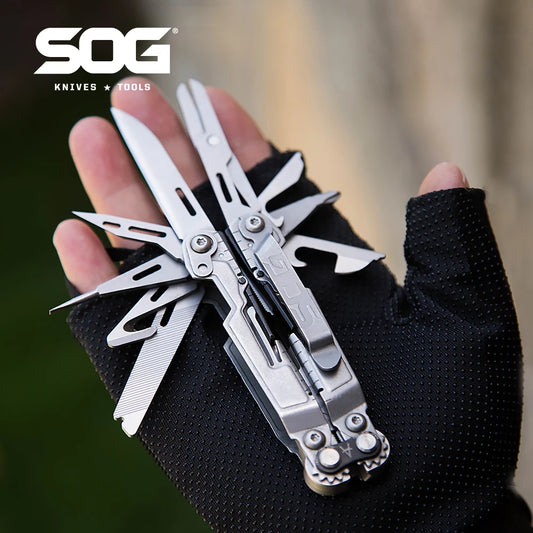 SOG PowerPint 18in1 Tactical Multi Tool Folding Pliers Knife