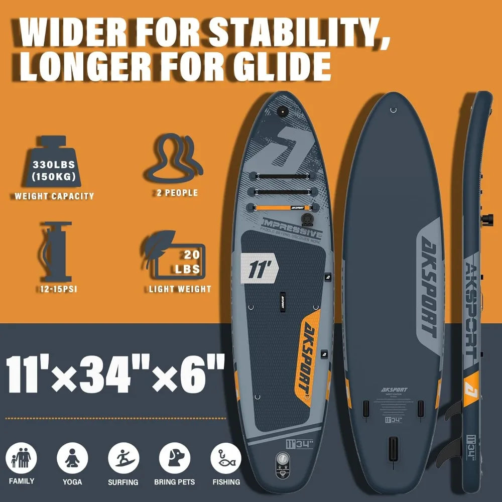 Inflatable Stand Up Paddle Board Wide With All Accessories