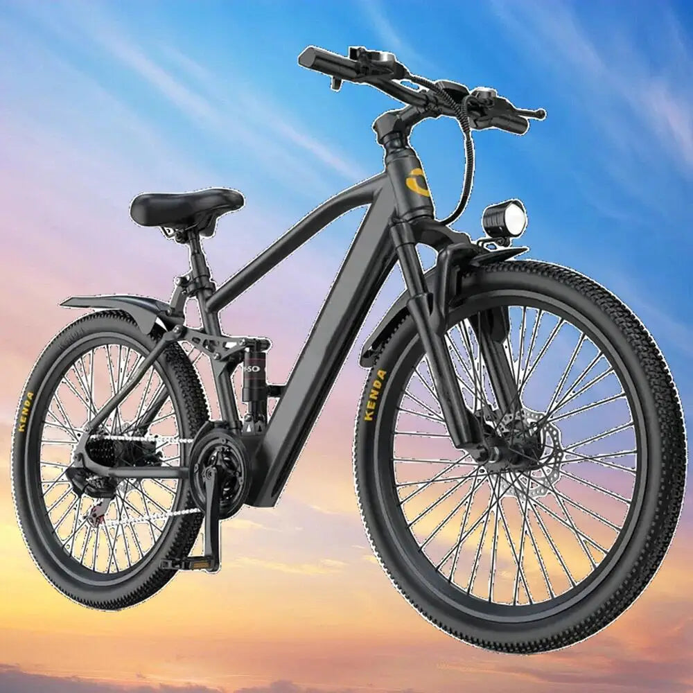 Electric Mountain Bike 500W Motor With 36V Battery LCD