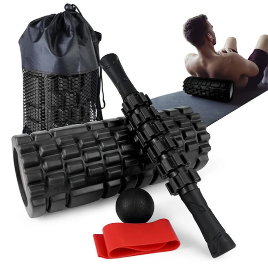 LISM 5 In 1 Foam Roller Set For Muscle Massage Therapy