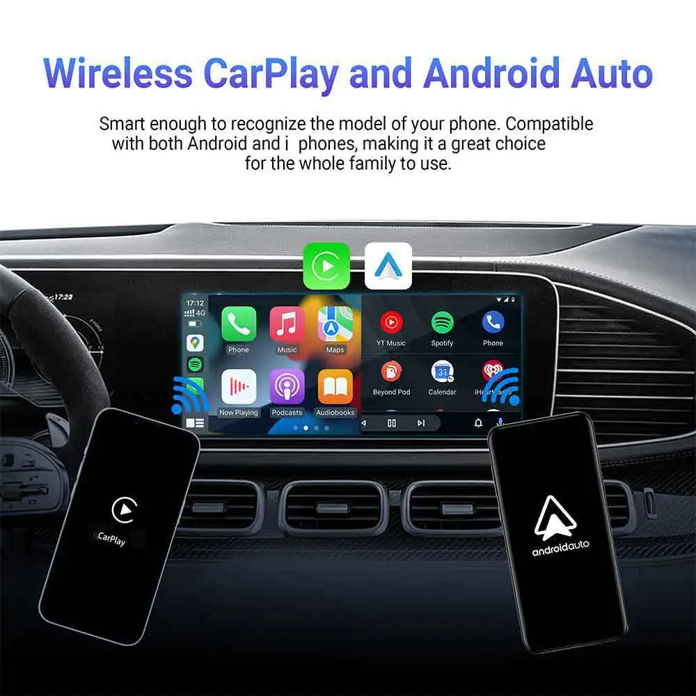 OTTOCAST Play2Video Wireless CarPlay Android Auto Adapter