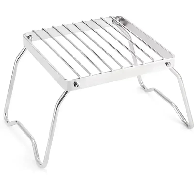 Choice Outdoor Stainless Steel Stove Holder Folding Rack