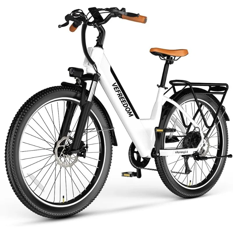 Peak Electric Mountain Bike for Adults Removable Battery