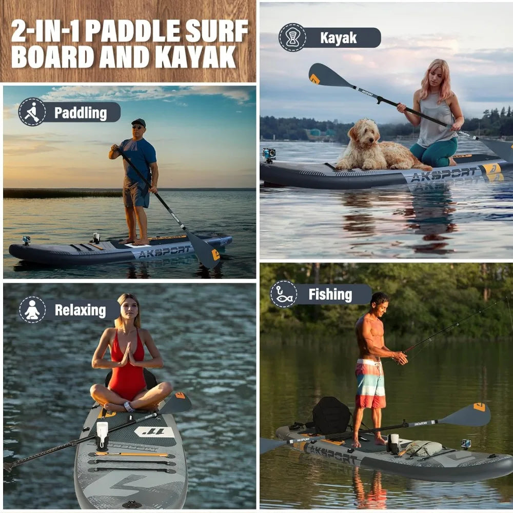Inflatable Stand Up Paddle Board Wide With All Accessories