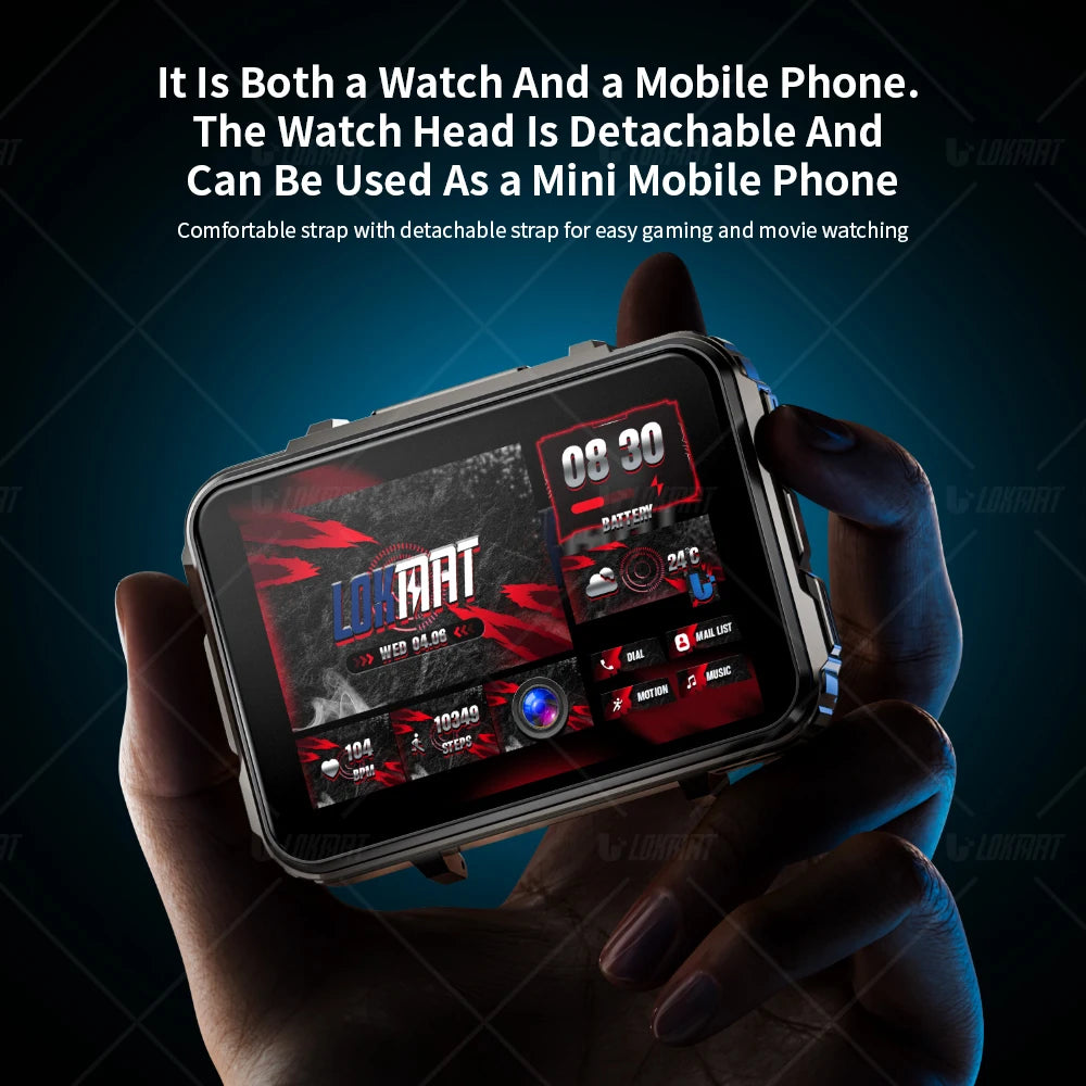 Lokmat Appllp 5 Max Android Watch Phone Square Screen 4G