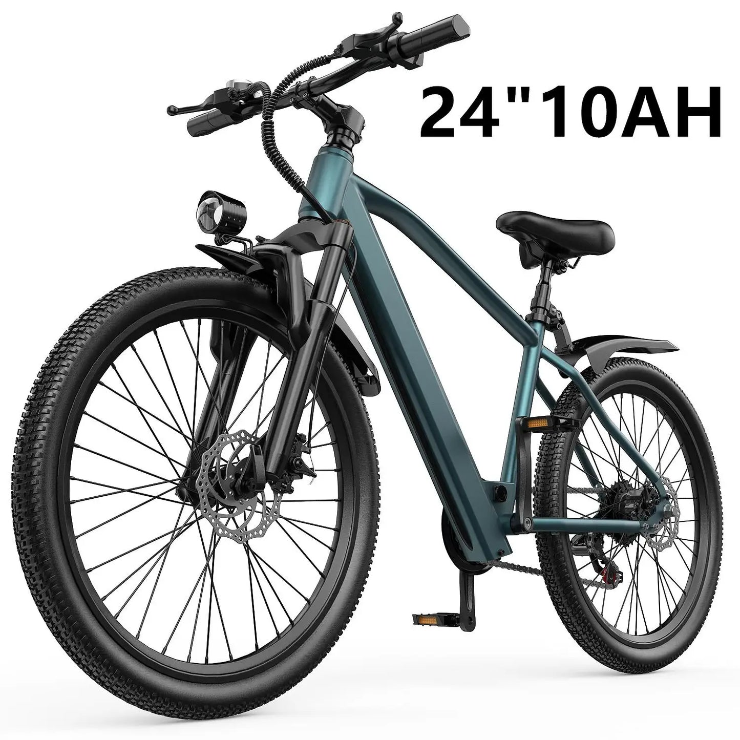 Electric Mountain Bike 500W Motor With 36V Battery LCD