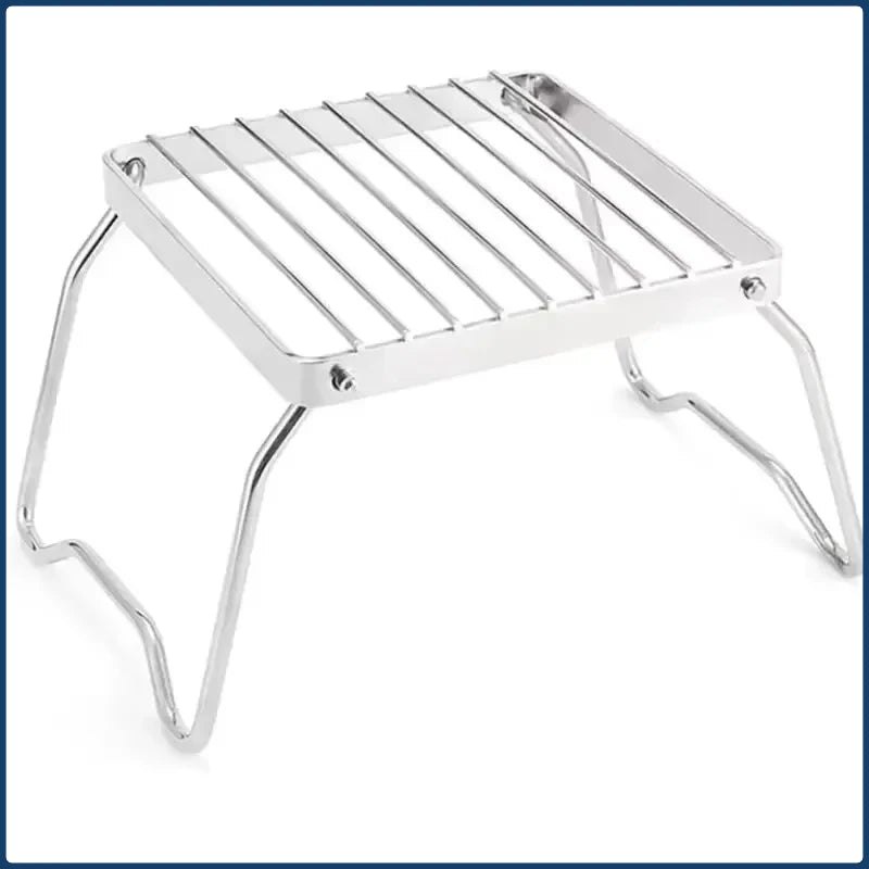 Choice Outdoor Stainless Steel Stove Holder Folding Rack