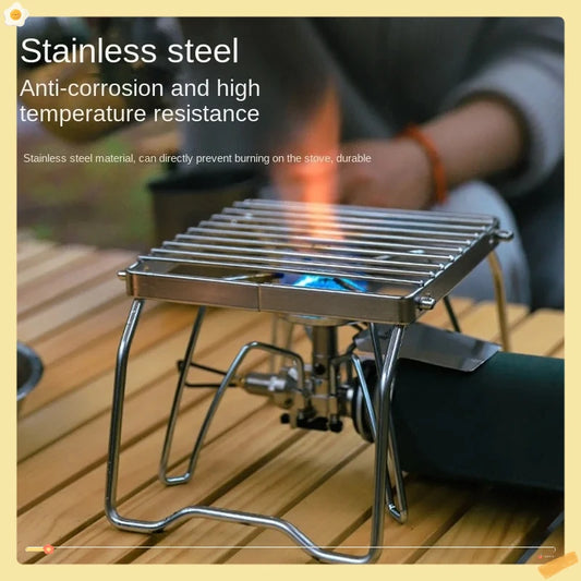 Choice Outdoor Stainless Steel Stove Holder Folding Rack