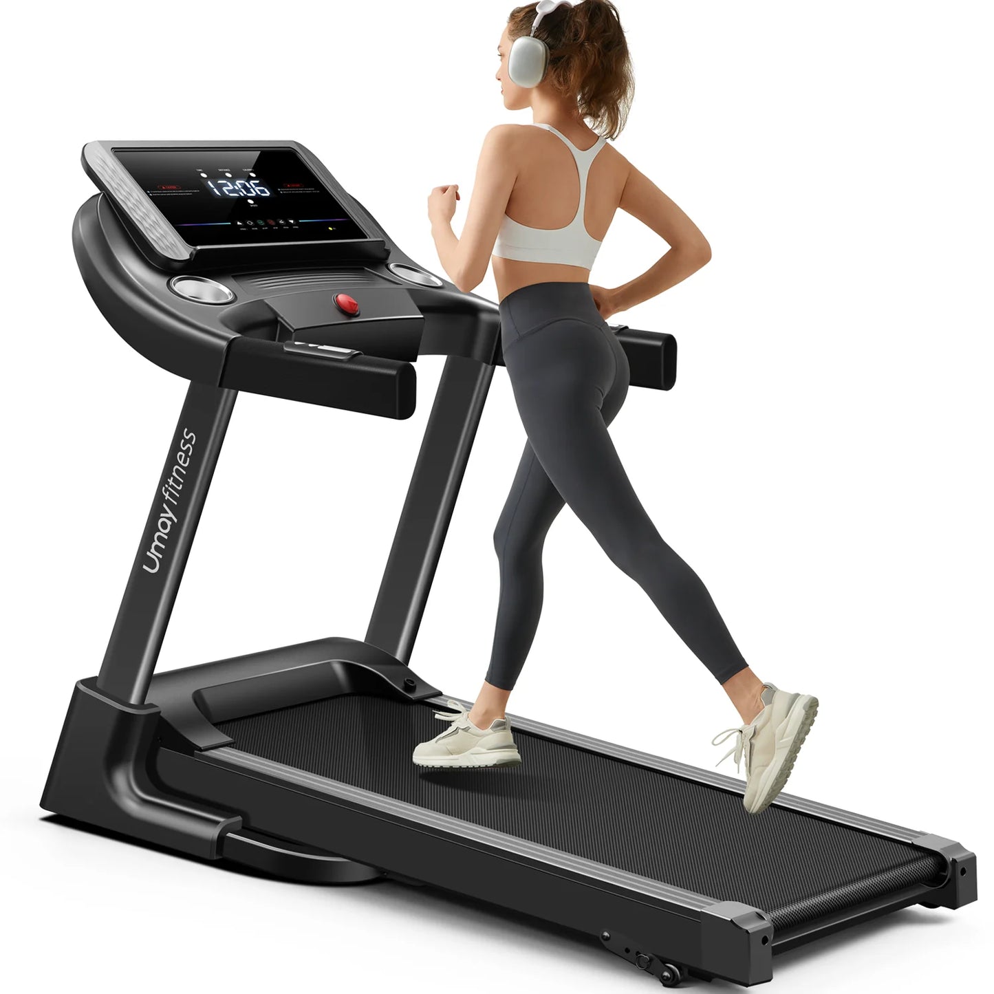 Cursor Fitness Folding Incline Treadmill With Pulse Sensors
