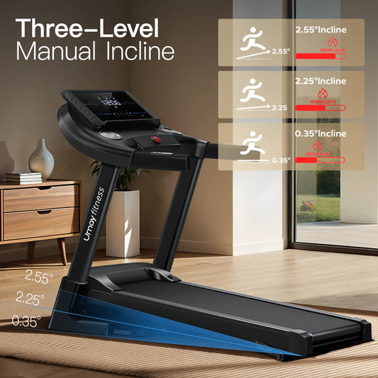 Cursor Fitness Folding Incline Treadmill With Pulse Sensors