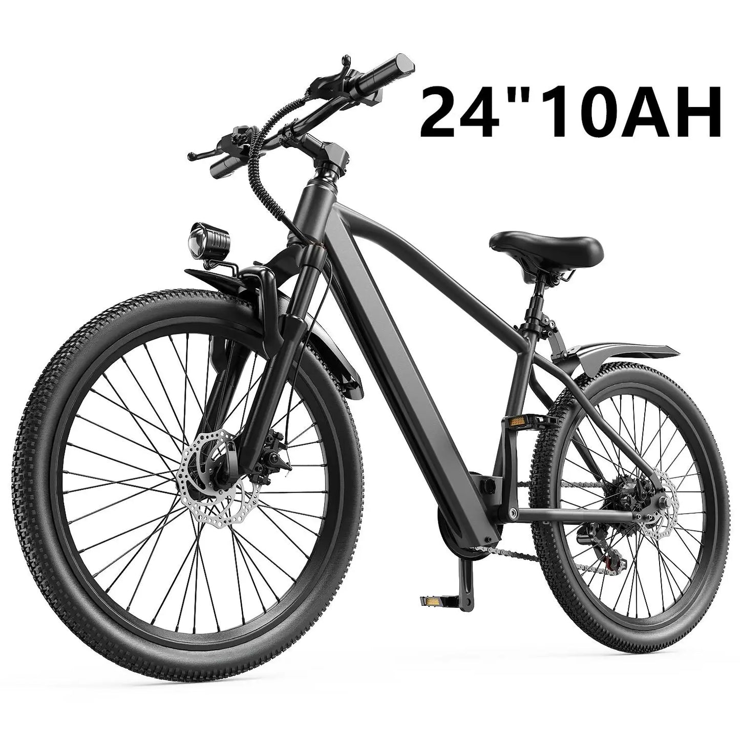 Electric Mountain Bike 500W Motor With 36V Battery LCD