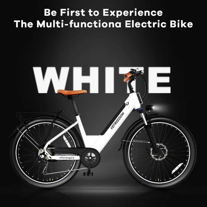 Peak Electric Mountain Bike for Adults Removable Battery